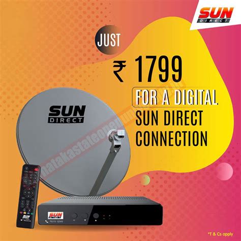 sun direct subscription cost